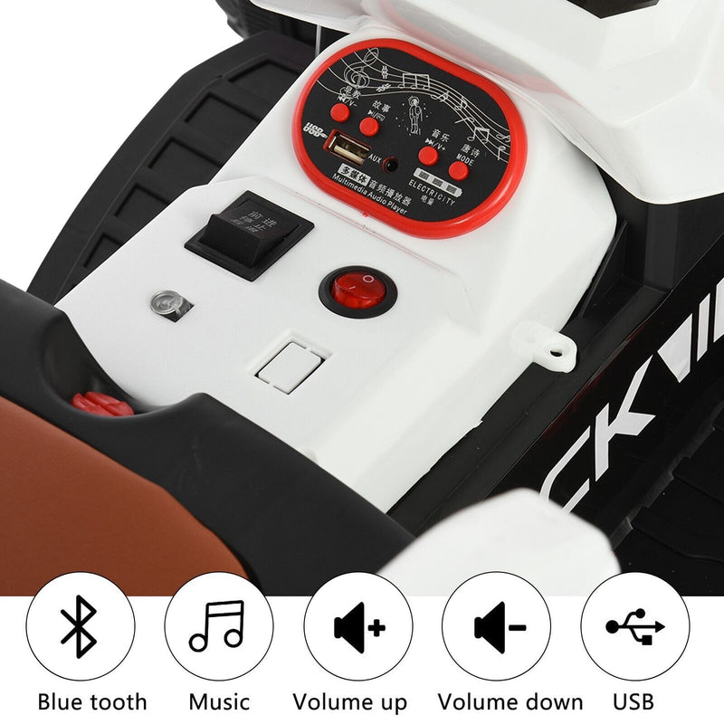 Musical Electric Tractor with Detachable Trailer - Perfect Gift for Kids with Lights and Sounds