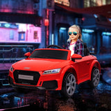 6V Audi TT RS Kid Electric Sports Car with Remote Control Ride-On