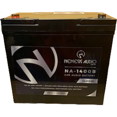 Nemesis Audio NA-1400B 55AH 1400W AGM Power Cell 12V Battery Nemesis Audio