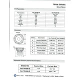 Nemesis Audio NA-TEAM-15 15" 4500W RMS Subwoofer DVC Nemesis Audio