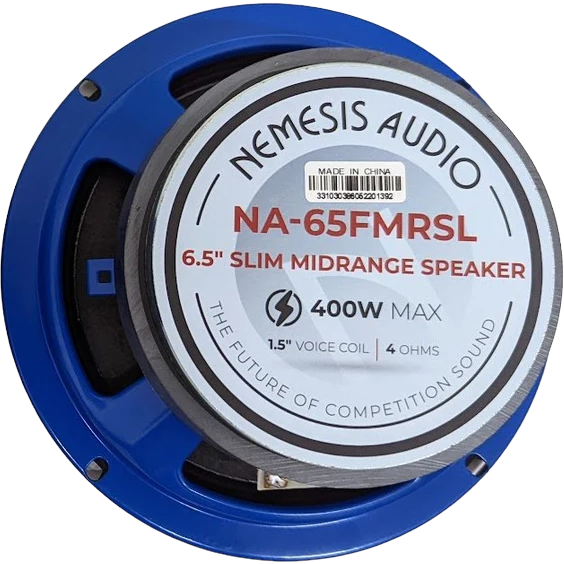 Nemesis Audio NA-65FMRSL 6.5" 200W Shallow Midrange Speaker 4-Ohm (Single) Nemesis Audio