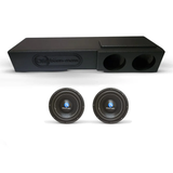 Nemesis Audio Bass Combo (2) NA8E v2 & (1) Box Chevy 07-18 Crew Cab Box Nemesis Audio