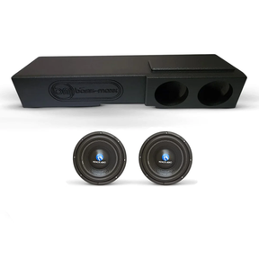 Nemesis Audio Bass Combo (2) NA8E v2 & (1) Box Chevy 07-18 Crew Cab Box Nemesis Audio