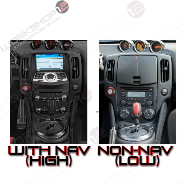 Nissan 370Z 2009-2020 Workshop 12 Tesla-Style Screen Workshop 12
