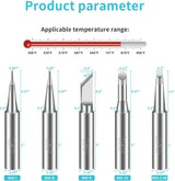 5PCS 900M Soldering Iron Tips for BAKON BK969S TekShack