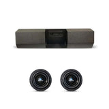 (2) Nemesis Audio NA-8M 700W RMS & Universal Single Cab Dual 8" Subwoofer Box Combo Nemesis Audio