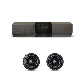 (2) Nemesis Audio NA-8M 700W RMS & Universal Single Cab Dual 8" Subwoofer Box Combo Nemesis Audio