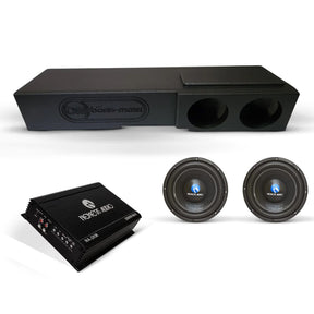 Nemesis Audio Bass Combo (2) NA8E v2 (1) NA-2KM & (1) Box Chevy 07-18 Crew Cab Box Nemesis Audio