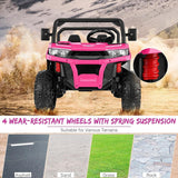 New 2-Seat Dump Truck Ride-On Toy with 24V Battery Power and 6 Wheels for Kids
