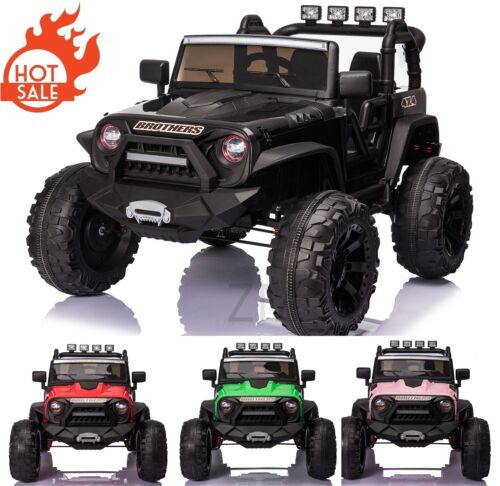 24V Electric Ride On Jeep Toy Car with USB, Bluetooth, and Remote Control for Kids