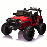 24V Electric Ride On Jeep Toy Car with USB, Bluetooth, and Remote Control for Kids