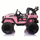New 24V Electric Ride-On Jeep Toy Car with Remote Control and Bluetooth Connectivity for Kids