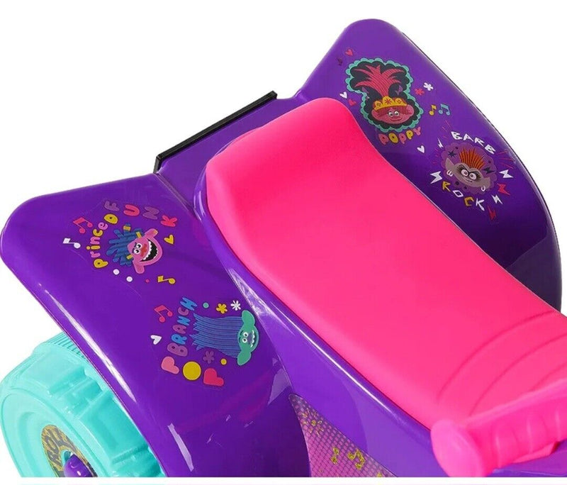 New Dynacraft Trolls Dreamworks 6V Battery-Powered Little Quad ATV for Kids