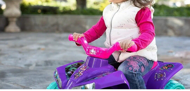 New Dynacraft Trolls Dreamworks 6V Battery-Powered Little Quad ATV for Kids