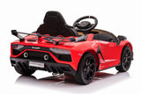 12V Lamborghini Electric Ride On Car for Kids with Remote Control, MP3 Player, and LED Lights