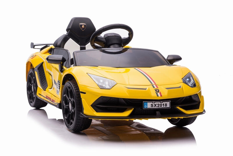 12V Lamborghini Electric Ride On Car for Kids with Remote Control, MP3 Player, and LED Lights