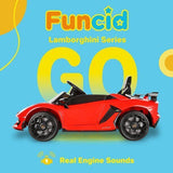 12V Lamborghini Electric Ride On Car for Kids with Remote Control and MP3 Player