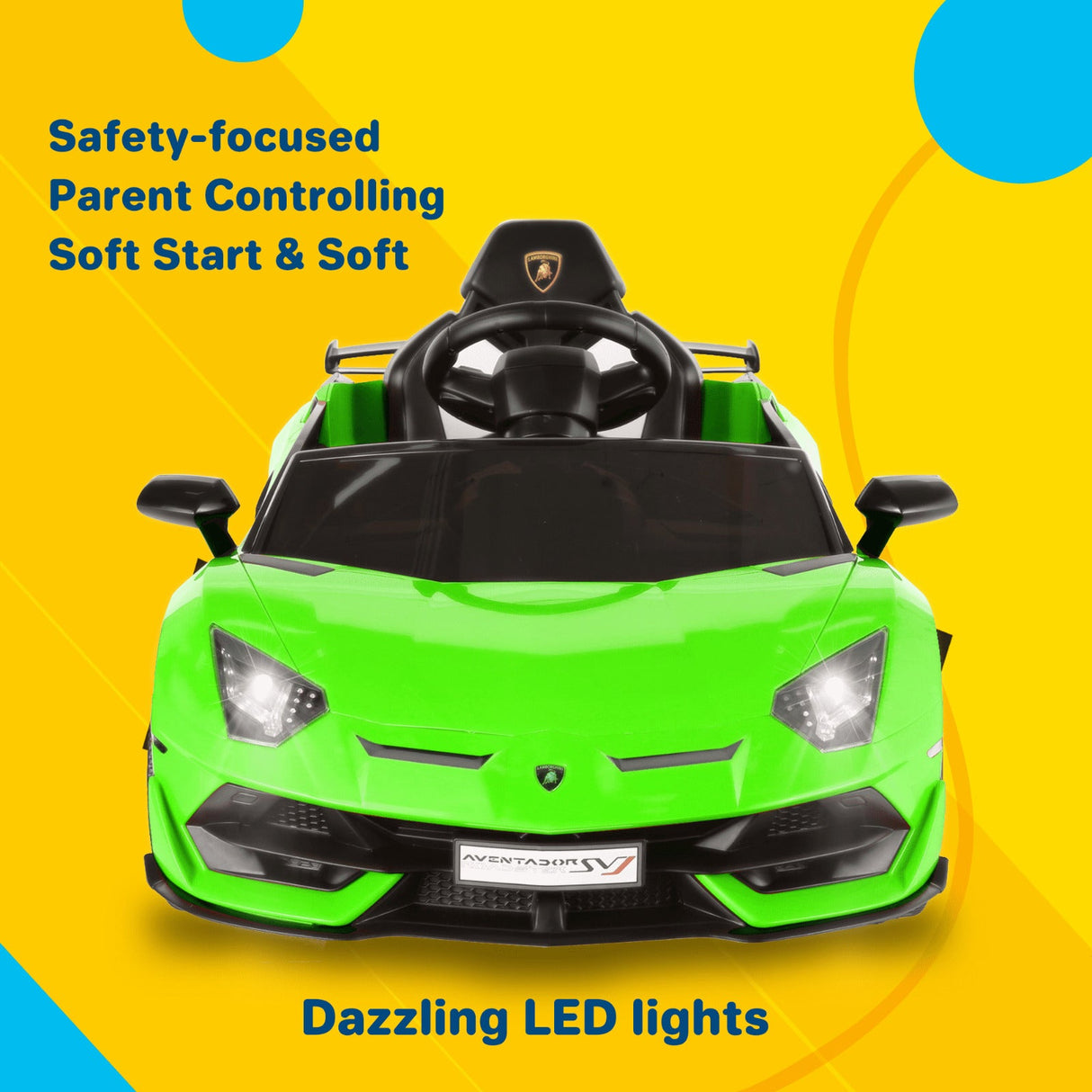 12V Licensed Lamborghini Electric Ride-On Car for Kids