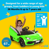 New Lamborghini 12V Kids Electric Ride On Car with Remote Control and MP3 Player