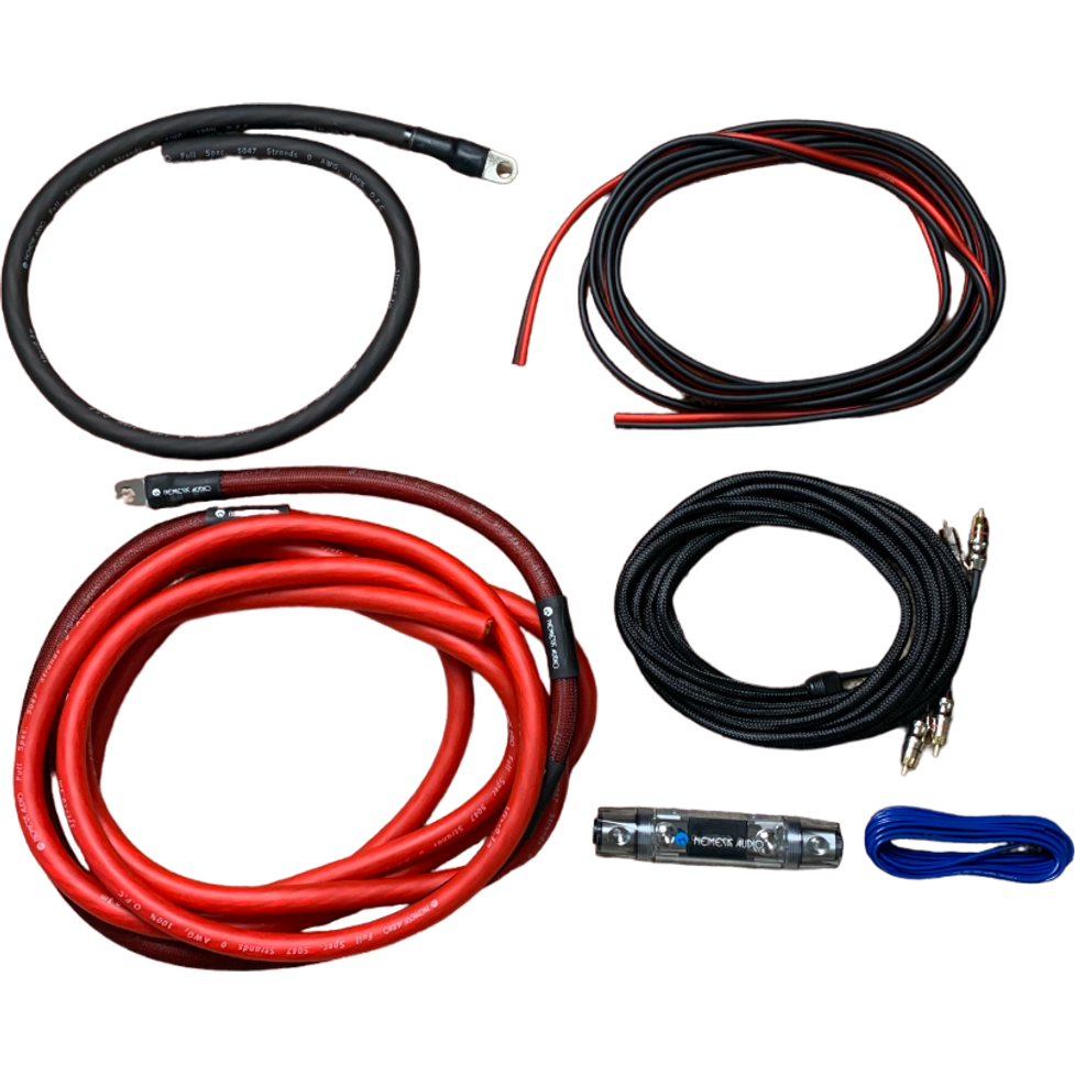 Nemesis Audio NM-0PK 100% OFC 0G Amp Kit Nemesis Audio
