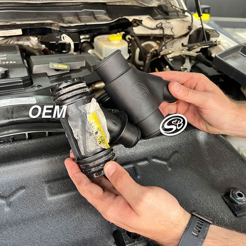 Aluminum Coolant Y-Pipe For 2013-2015 Dodge Ram Cummins 6.7L (Dual Radiator) S&B