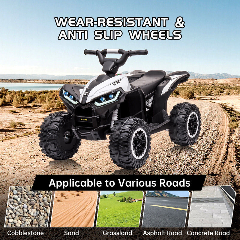 Off-Road Adventure Electric Truck for Kids with 4-Wheel Drive and Shock Absorbers