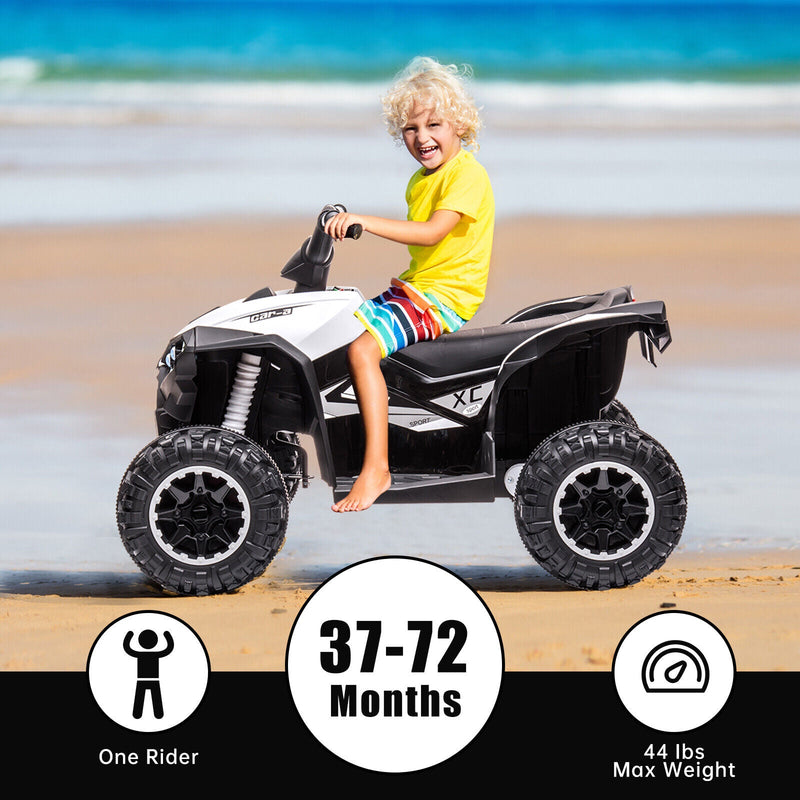 Off-Road Adventure Electric Truck for Kids with 4-Wheel Drive and Shock Absorbers
