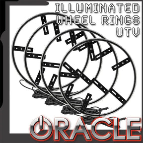 ORACLE LIGHTING LED ILLUMINATED WHEEL RINGS - UTV, ATV & SXS VEHICLES oracle