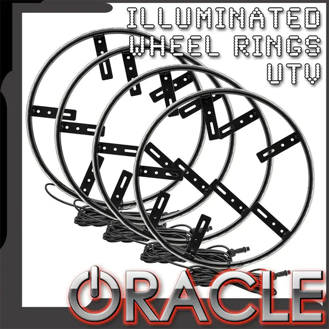ORACLE LIGHTING LED ILLUMINATED WHEEL RINGS - UTV, ATV & SXS VEHICLES oracle