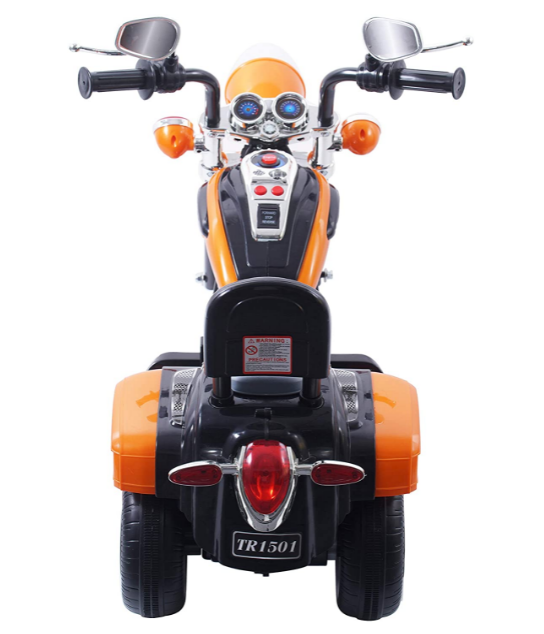Orange 1-3 Year Old Kids' Motorcycle with Wheels