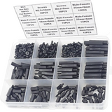M2.5 Nylon Hex Standoffs Spacers Screws Nuts Flat washer TekShack