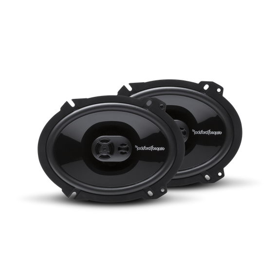 Rockford Fosgate Punch P1V2-68 | 6"x8" 150W RMS 3-Way Coaxial Speakers (Pair) Rockford Fosgate