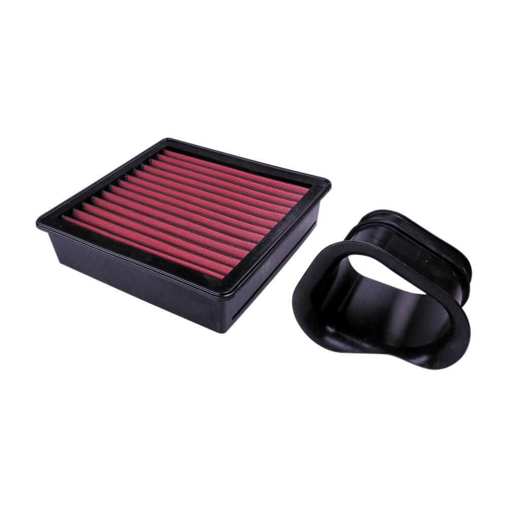 STOCK REPLACEMENT FILTER & HIGH FLOW FENDER INLET FOR 2011-2014 Ford F-150 3.5L ECOBOOST, 3.7L, 5.0L, 6.2L, 2010-2014 FORD RAPTOR 6.2L S&B