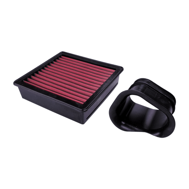 STOCK REPLACEMENT FILTER & HIGH FLOW FENDER INLET FOR 2011-2014 Ford F-150 3.5L ECOBOOST, 3.7L, 5.0L, 6.2L, 2010-2014 FORD RAPTOR 6.2L S&B