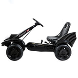 Pedal Powered Go Kart for Kids with Clutch & Hand Brake - 4 Wheel Racer Toy
