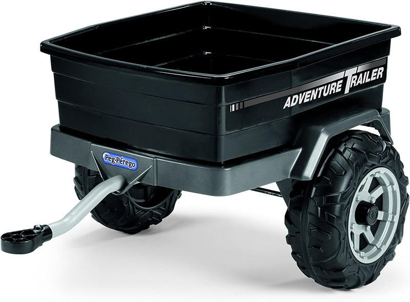 Peg Perego Adventure Trailer Ride On, Black - The Ultimate Outdoor Companion