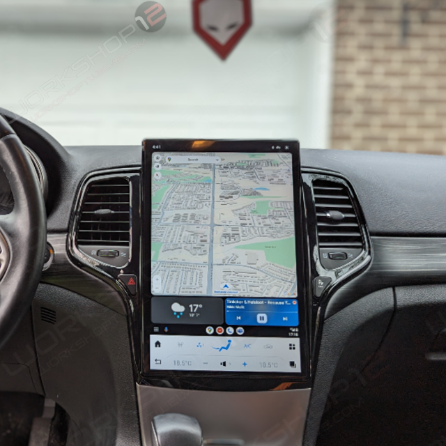 Jeep Grand Cherokee 2011-2021 Workshop 12 Tesla-Style Screen Workshop 12