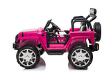 2 Seater 24 Volt 4x4 Electric Ride On Jeep Style Rubber Tires Fully Loaded Truck ATV UTV For Kids W/Magic Cars® Wireless Parental Control MagicCars