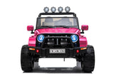 2 Seater 24 Volt 4x4 Electric Ride On Jeep Style Rubber Tires Fully Loaded Truck ATV UTV For Kids W/Magic Cars® Wireless Parental Control MagicCars