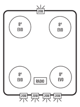 2016+ Honda Pioneer 1000-5 Stereo Tops (4-Door)