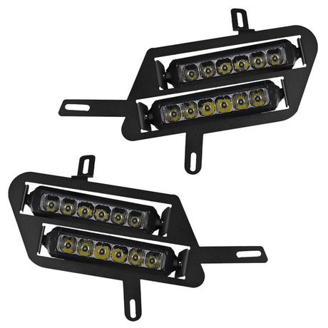 Dual Wide 8" LED Headlights for Honda Pioneer 500 Vessel Powersports