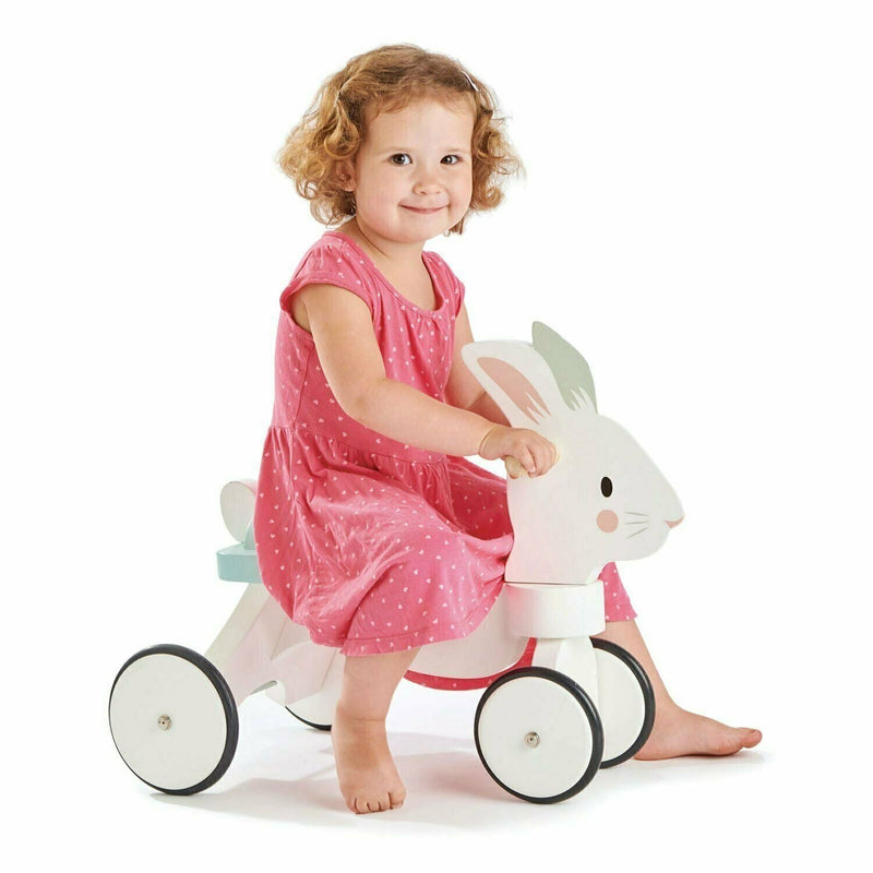Playful Running Rabbit Ride On by Tender Leaf Toys