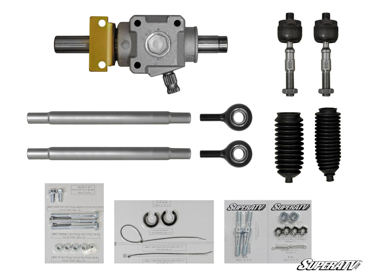 SuperATV RackBoss Heavy-Duty Rack and Pinion for Polaris Ranger 400