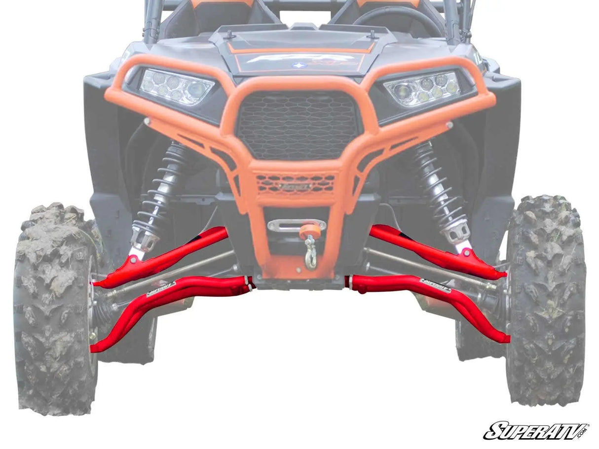 SuperATV Polaris RZR XP Turbo High Clearance A-Arms
