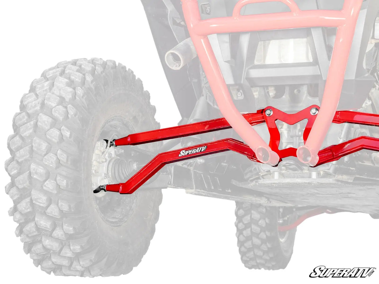 SuperATV Polaris RZR XP Turbo High Clearance Boxed Radius Arms