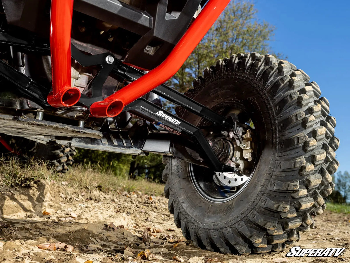 SuperATV Polaris RZR XP Turbo High Clearance Boxed Radius Arms