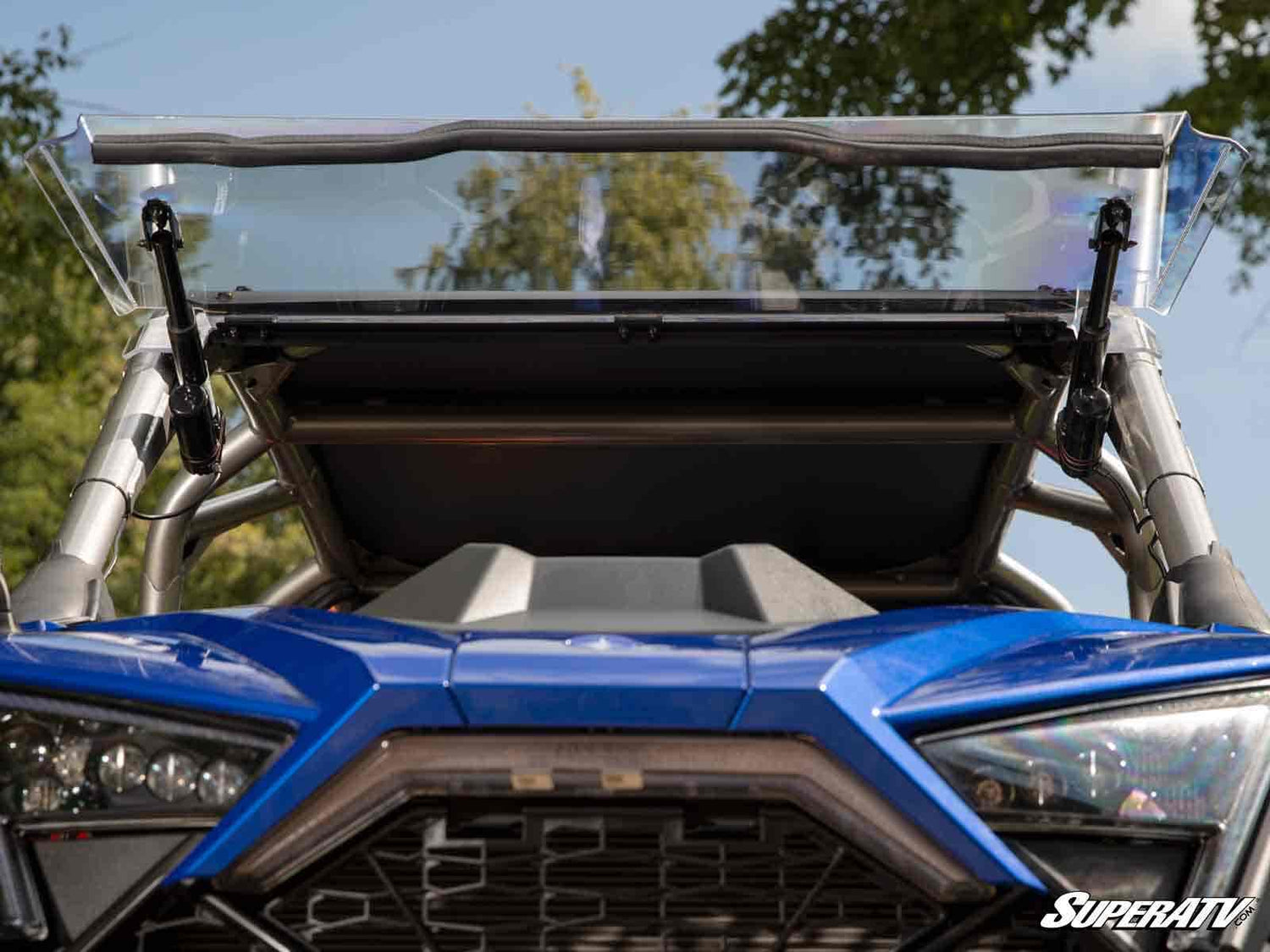 SuperATV Polaris RZR Pro R MaxDrive Power Flip Windshield