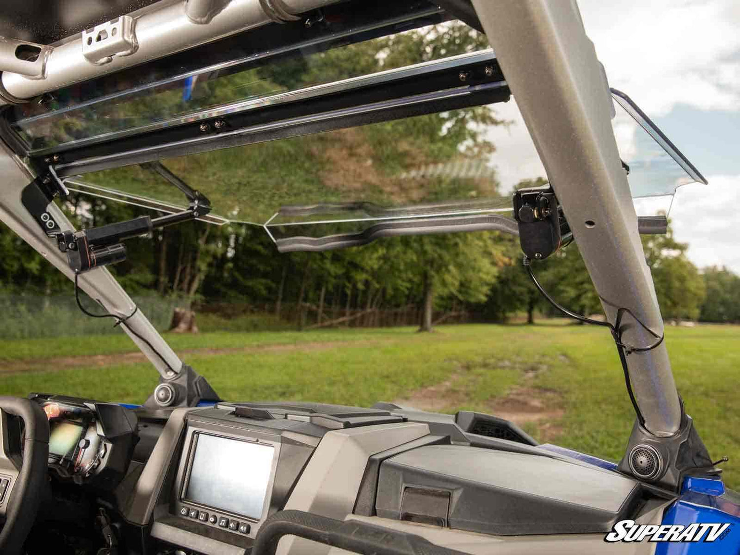 SuperATV Polaris RZR Pro R MaxDrive Power Flip Windshield