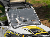 SuperATV Polaris RZR 570 Scratch Resistant Flip Windshield