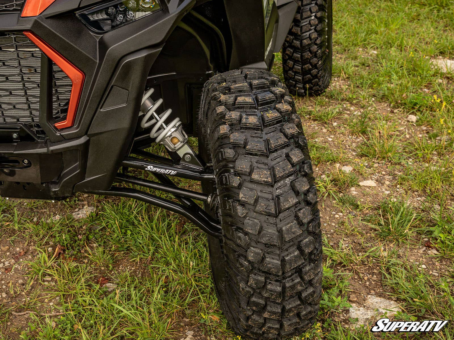 SuperATV Polaris RZR XP Turbo High Clearance A-Arms